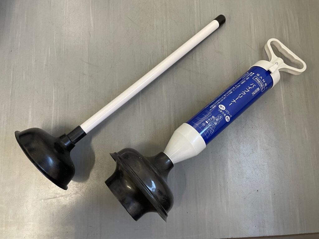 道具と洗浄剤（表）